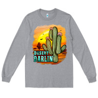 Heather Grey desert darlin' Long Sleeve Tee - JahusDesignShop