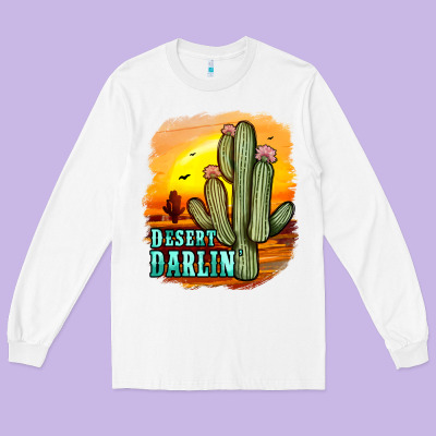 Desert Darlin' Long Sleeve Tee Designed By Jahusdesignshop