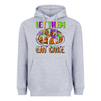 Heather Grey let them eat cake Heavyweight Hoodie - CowGirlArtShop