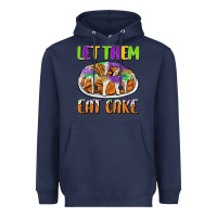 Navy let them eat cake Heavyweight Hoodie - CowGirlArtShop