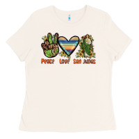 Bone peace love san judas Ladies Tee - JahusDesignShop