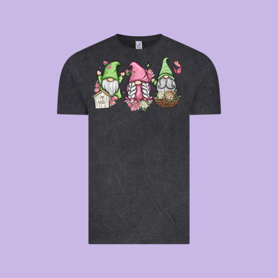 Spring Gnomes Vintage Tee Designed By Maliassmallbusiness