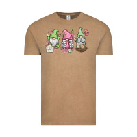 Vintage Coffee spring gnomes Vintage Tee - MaliasSmallBusiness