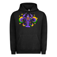 Pigment Black mardi gras crawfish 2 Urban Hoodie - FaDigitalArtStudio