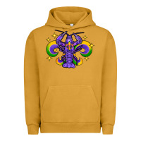 Pigment Peanut Butter mardi gras crawfish 2 Urban Hoodie - FaDigitalArtStudio