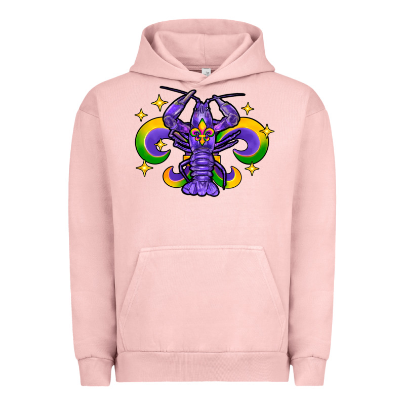 Mardi Gras Crawfish 2 Urban Hoodie by FaDigitalArtStudio | Teevron