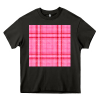 Asphalt valentines day plaid seamless pattern Heavy Core Tee - BundleAndBundleShop