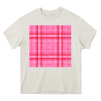 Cream valentines day plaid seamless pattern Heavy Core Tee - BundleAndBundleShop