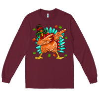 Burgundy turkey Long Sleeve Tee - MaliasSmallBusiness