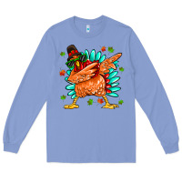 Colony Blue turkey Long Sleeve Tee - MaliasSmallBusiness