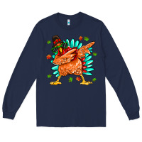 Navy turkey Long Sleeve Tee - MaliasSmallBusiness