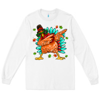 White turkey Long Sleeve Tee - MaliasSmallBusiness