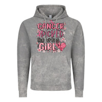 Cloud Rock cancer picked the wrong girl malia Vintage Hoodie - MaliasSmallBusiness