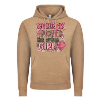 Vintage Coffee cancer picked the wrong girl malia Vintage Hoodie - MaliasSmallBusiness
