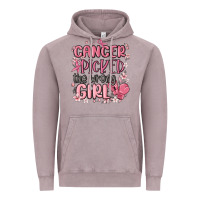 Vintage Zinc cancer picked the wrong girl malia Vintage Hoodie - MaliasSmallBusiness