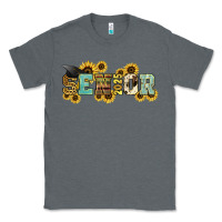 Charcoal Heather senior 2025 sunflowers Classic Tee - NancyCooperArtShop