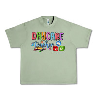 Oil Green daycare teacher Urban Heavy Tee - MaliasSmallBusiness