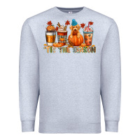 Heather Grey tis the season Premium Sweatshirt - CowGirlArtShop