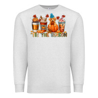 Oatmeal Heather tis the season Premium Sweatshirt - CowGirlArtShop