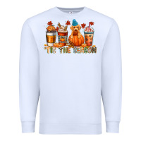 White tis the season Premium Sweatshirt - CowGirlArtShop