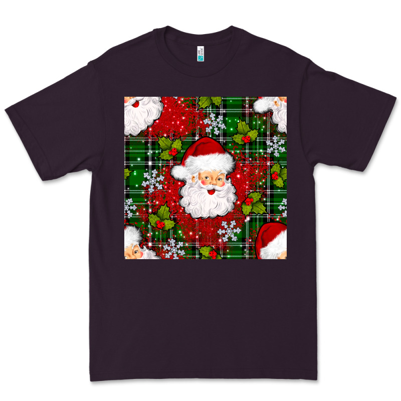 Christmas Santa Claus Seamless Pattern Premium Tee by BundleAndBundleShop | Teevron