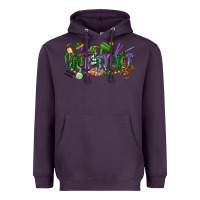 Plum hairstylist mardi gras Heavyweight Hoodie - CowGirlArtShop