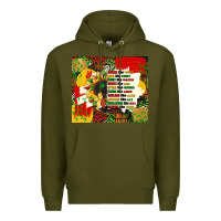 Army Green dream like martin juneteenth quote Premium Hoodie - CowGirlArtShop