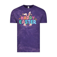 Cloud Purple happy easter Vintage Tee - MaliasSmallBusiness