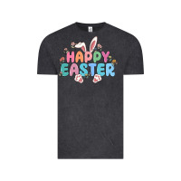 Vintage Black happy easter Vintage Tee - MaliasSmallBusiness