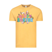 Vintage Mustard happy easter Vintage Tee - MaliasSmallBusiness