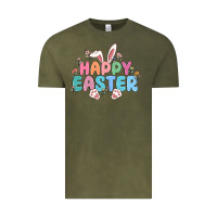 Vintage Olive happy easter Vintage Tee - MaliasSmallBusiness