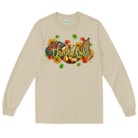 Mushroom thankful pumpkins Long Sleeve Tee - MaliasSmallBusiness