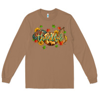 Toasted Coconut thankful pumpkins Long Sleeve Tee - MaliasSmallBusiness