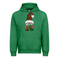 Emerald Christmas Gnome With Candy Urban Hoodie - BundleAndBundleShop