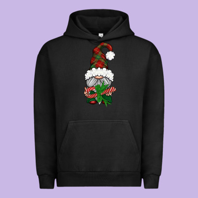 Christmas Gnome With Candy Urban Hoodie Designed By Bundleandbundleshop