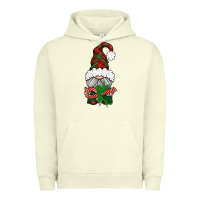 Pigment Pistachio Christmas Gnome With Candy Urban Hoodie - BundleAndBundleShop