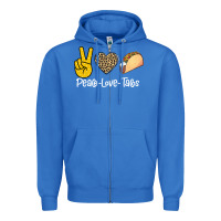 True Royal Peace Love Tacos Zipper Hoodie - Bettercallsaul