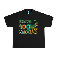 Black roaring into 100 day of school Urban Heavy Tee - MaliasSmallBusiness