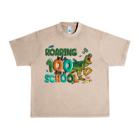 French Oak roaring into 100 day of school Urban Heavy Tee - MaliasSmallBusiness