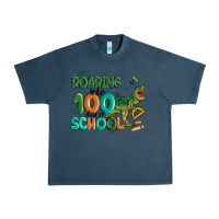 Midnight Navy roaring into 100 day of school Urban Heavy Tee - MaliasSmallBusiness