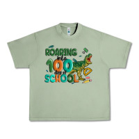 Oil Green roaring into 100 day of school Urban Heavy Tee - MaliasSmallBusiness