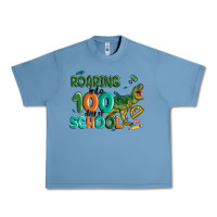 Pebble Blue roaring into 100 day of school Urban Heavy Tee - MaliasSmallBusiness