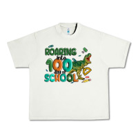 Pistachio roaring into 100 day of school Urban Heavy Tee - MaliasSmallBusiness