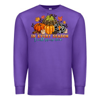 Purple in every season i will praise him Premium Sweatshirt - CowGirlArtShop