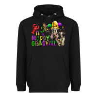 Black its moody gras yall Heavyweight Hoodie - CowGirlArtShop