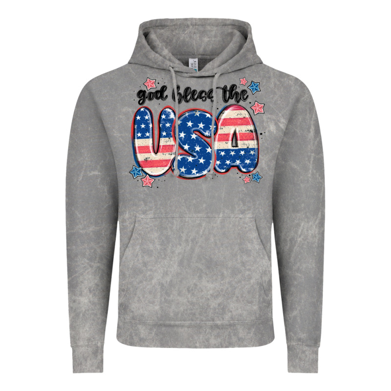 God Bless America Vintage Hoodie by MaliasSmallBusiness | Teevron