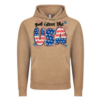Vintage Coffee god bless america Vintage Hoodie - MaliasSmallBusiness
