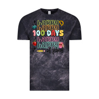 Cloud Black 100 days of school Vintage Tee - MaliasSmallBusiness
