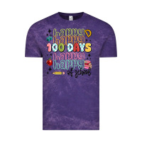 Cloud Purple 100 days of school Vintage Tee - MaliasSmallBusiness