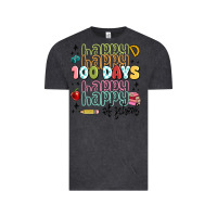 Vintage Black 100 days of school Vintage Tee - MaliasSmallBusiness